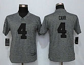 Women Limited Nike Oakland Raiders #4 Carr Gray Stitched Gridiron Gray Jersey,baseball caps,new era cap wholesale,wholesale hats